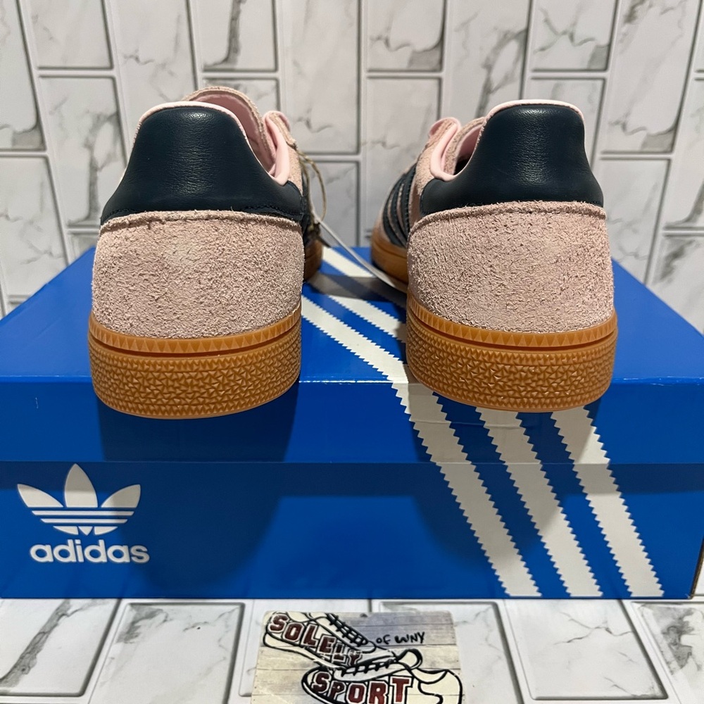 New Adidas Handball Spezial Sneakers Shoes Pink Navy Blue Low Samba Gazelle - Picture 5 of 13